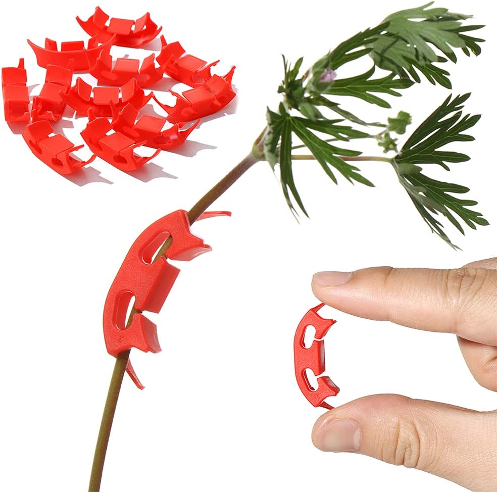 100 Pcs 90 Degree Plant Bender Reuseable LST Clips for Plant Training Houseplant Control